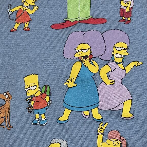The Simpsons Springfield Homer Bart Marge Lisa Mr. Burns Krusty Large T-Shirt - Picture 12 of 14